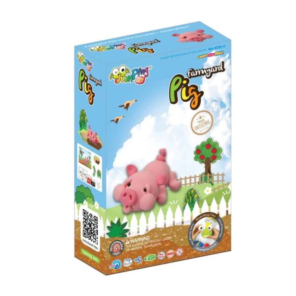 Jumping Clay Farmyard - Pig – Bild 3