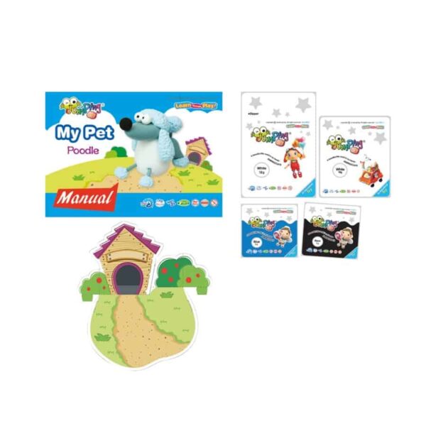 Jumping Clay My Pet - Poodle Puppy (3)