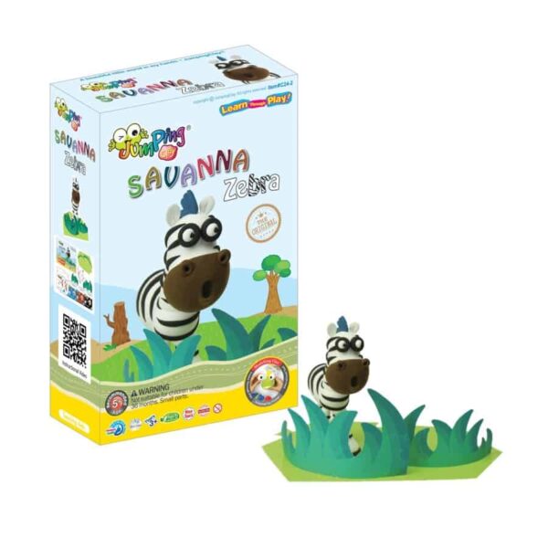 Jumping Clay Savanna - Zebra