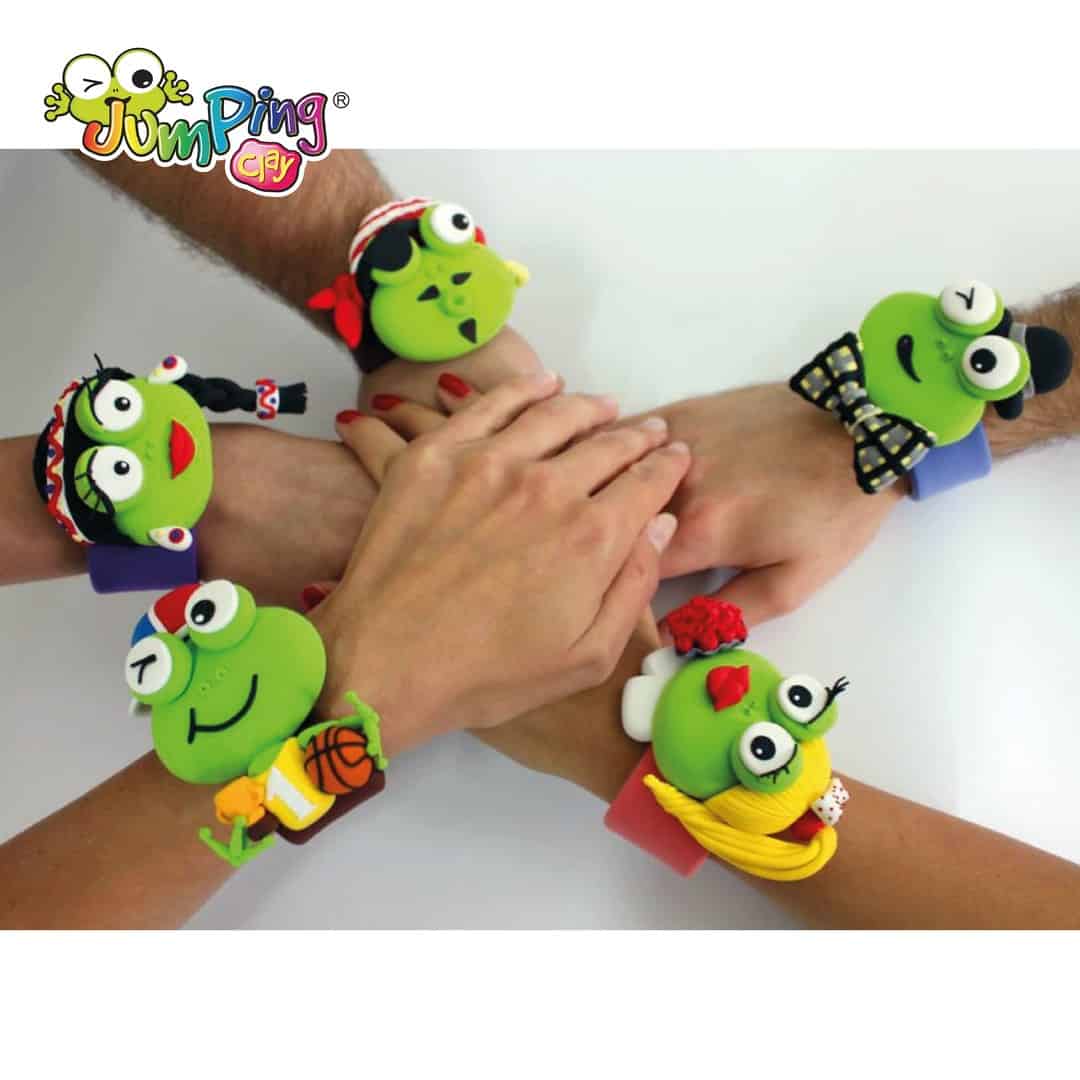Jumping Clay Armbänder