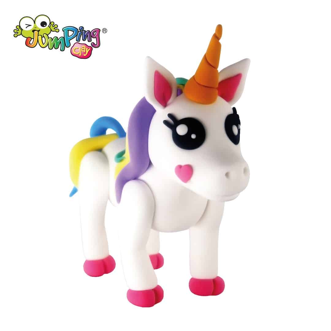 Jumping Clay Einhorn