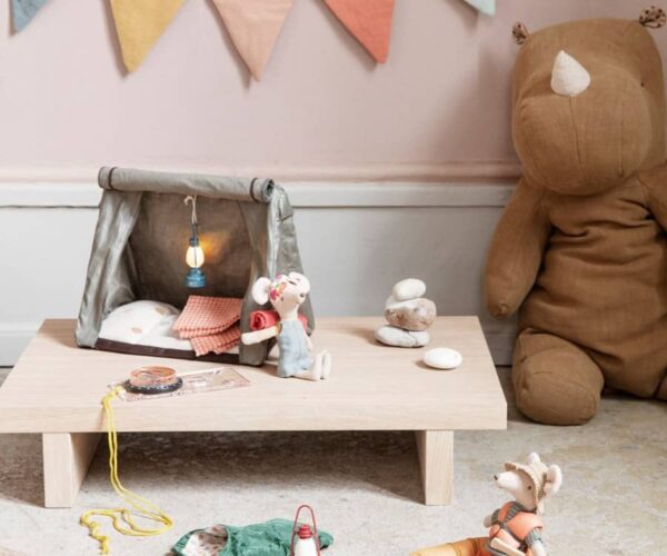 Maileg Vintage Laterne BlauRot (3)