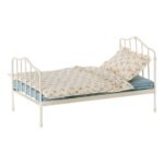 Maileg Miniatur Bett Mini - BlauPurpur