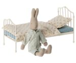 Maileg Miniatur Bett Mini - BlauPurpur (4)