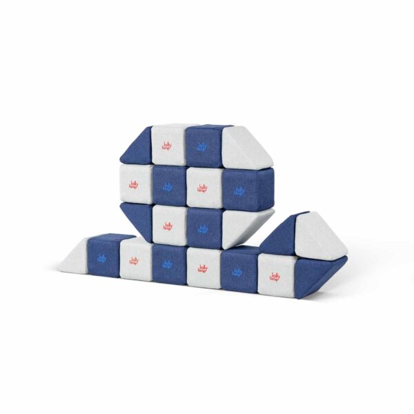 MINI Educational soft building toy – 24 magnetic blocks