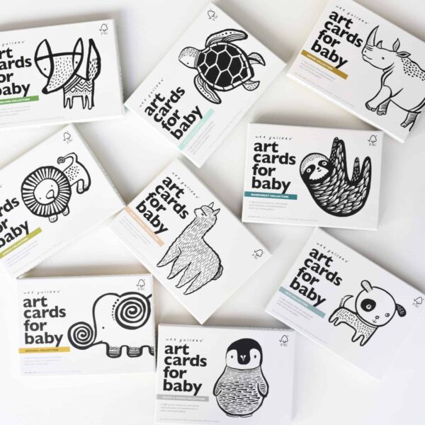 Wee Gallery Baby Art Cards - Tiere (1)