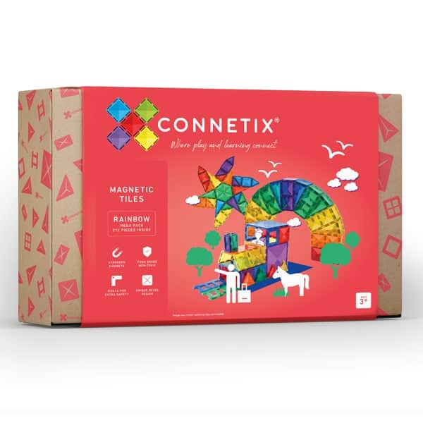 Connetix Rainbow Mega Pack - 212-tlg. Magnetbaukasten