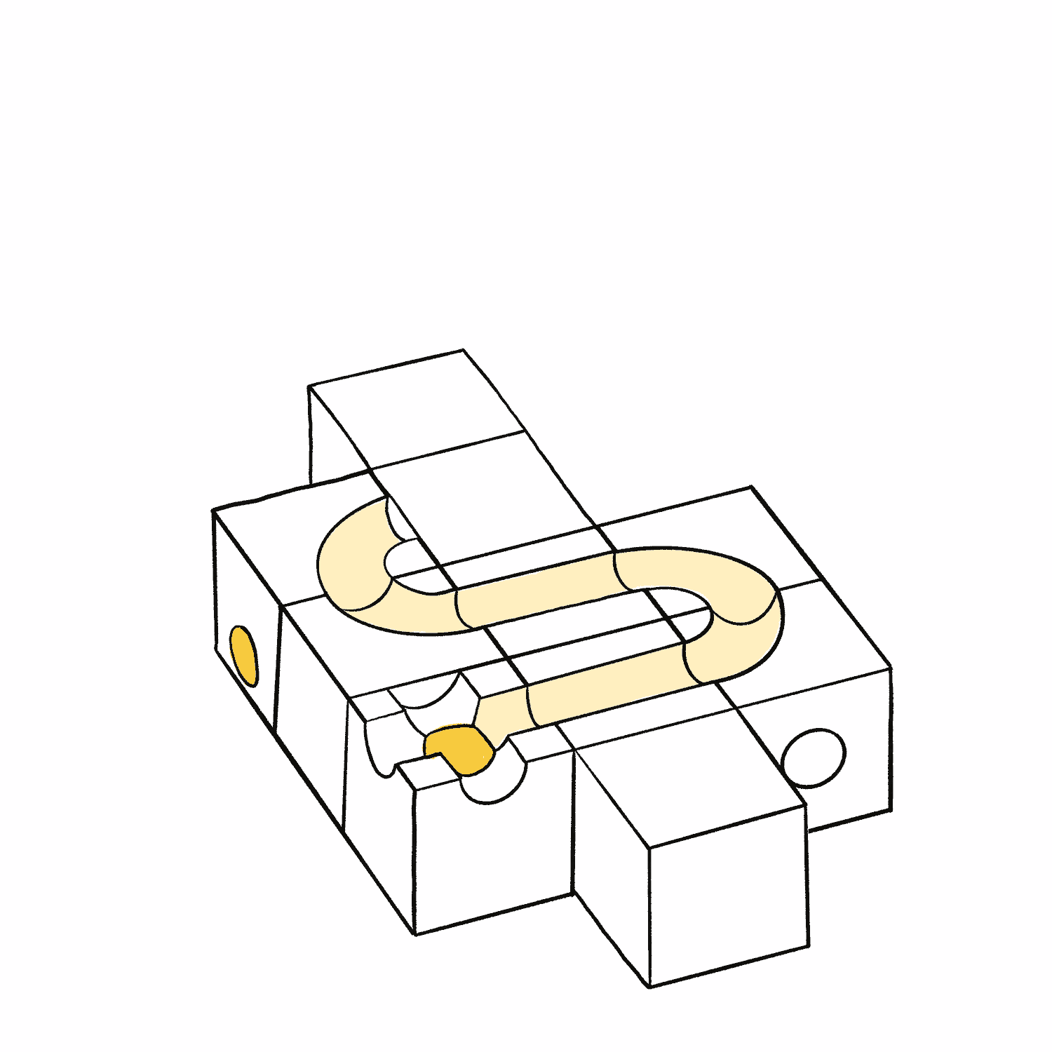 Cuboro Holzkugelbahn - Standard 16 Starter Set (1)