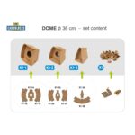 Cardblocks Kuppel Set - 36 Pappbausteine (2)