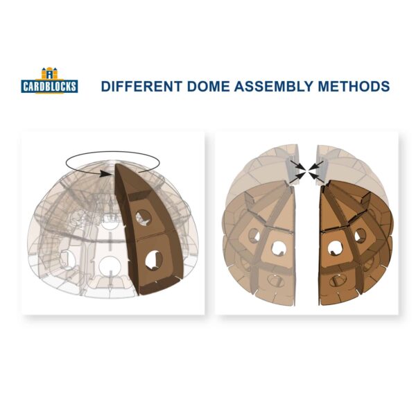 Cardblocks Kuppel Set - 36 Pappbausteine (2)