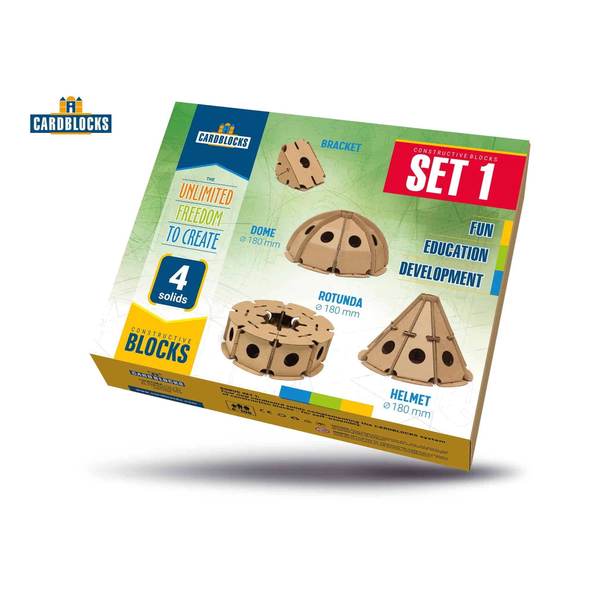 Cardblocks Multi-Set - 32 Pappbausteine (2) Cardblocks Multi-Set - 32 Pappbausteine