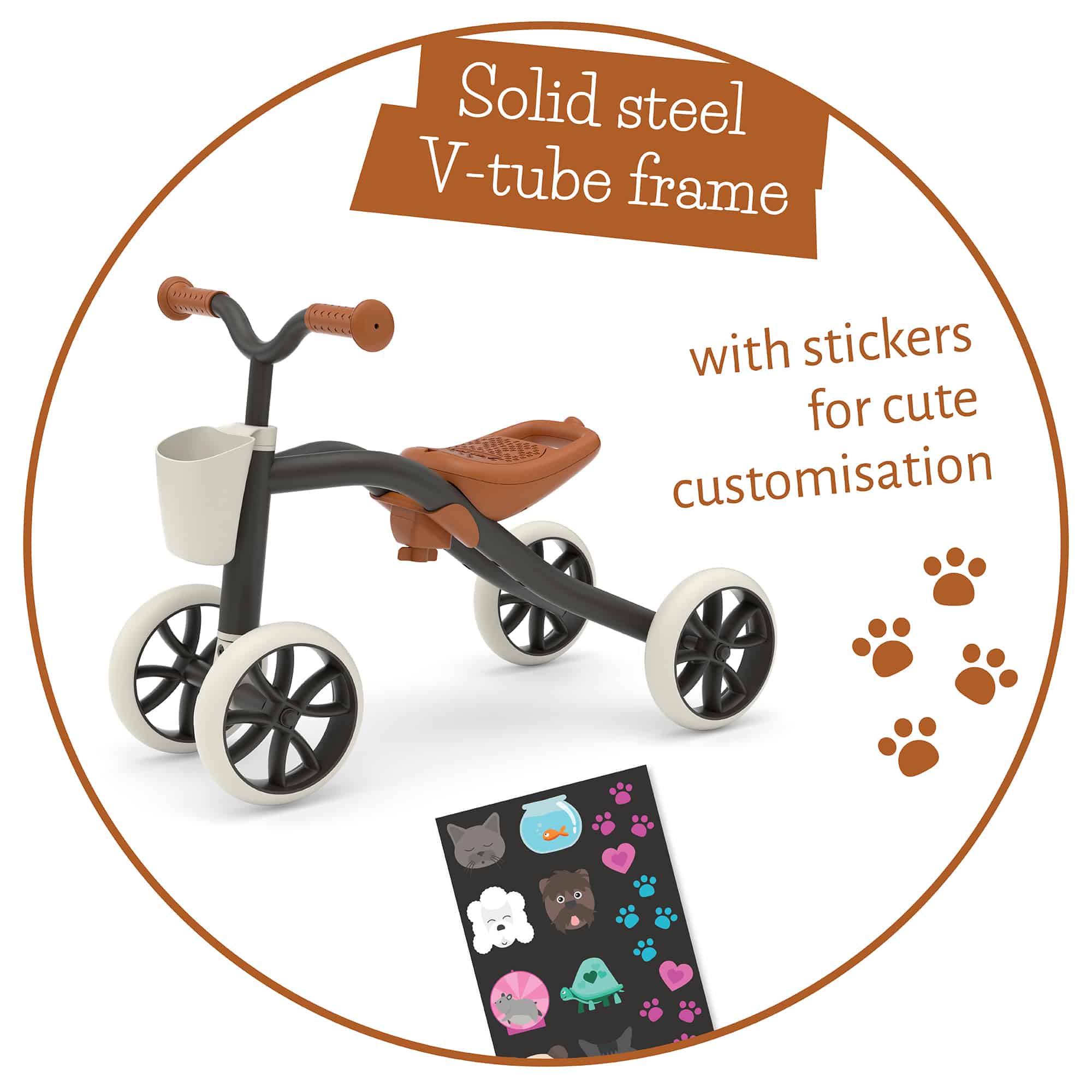 Chillafish-Quadie-Basket-SchwarzSilber Chillafish-Quadie-Basket-SchwarzSilber