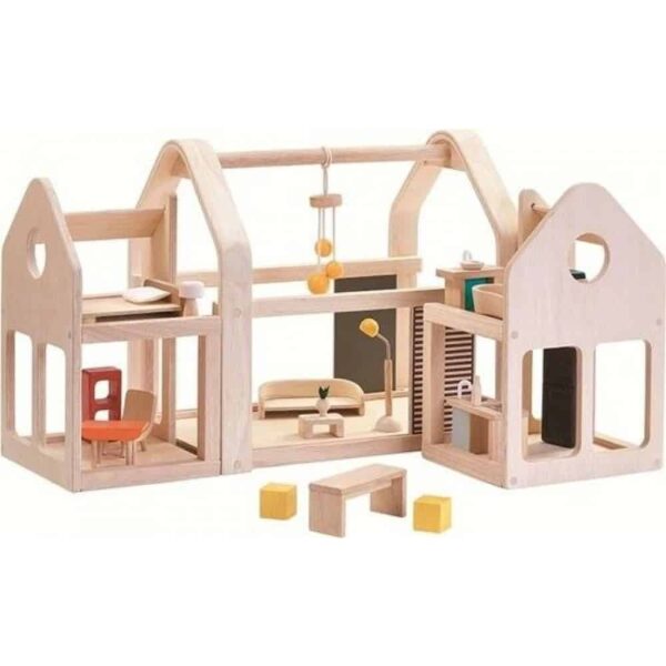 PlanToys Slide & Go Puppenhaus