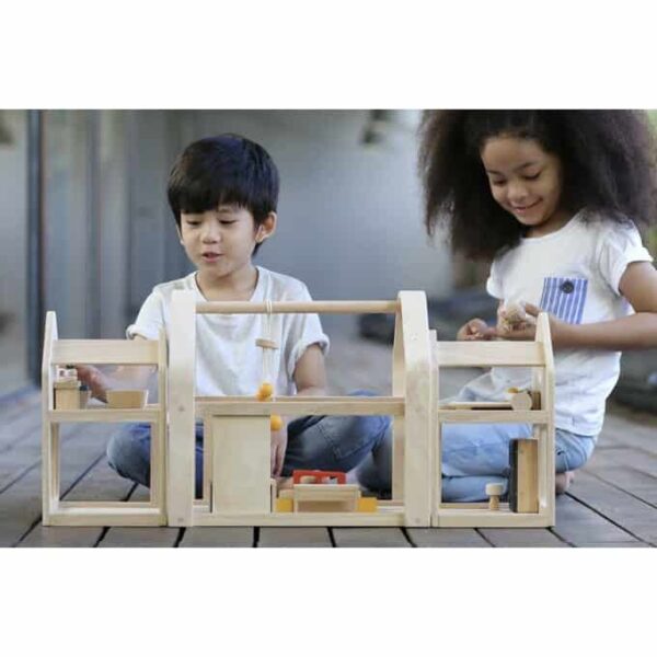 PlanToys Slide & Go Puppenhaus