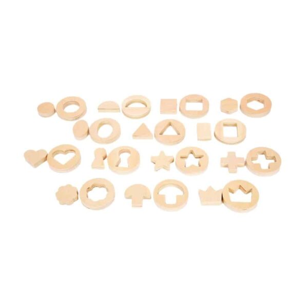 TickiT Inside Outside Wooden Shapes