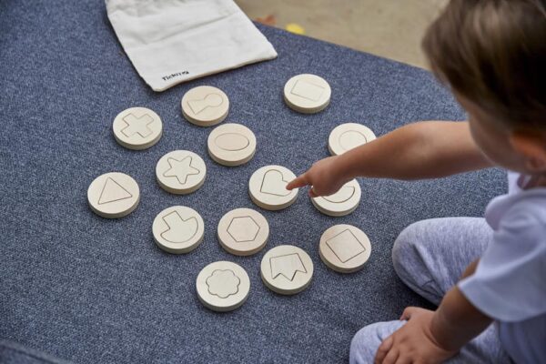 TickiT Inside Outside Wooden Shapes