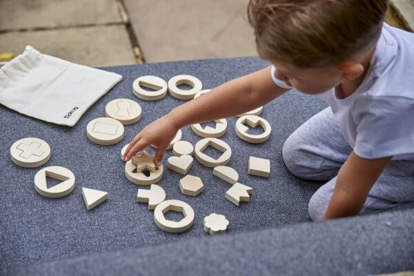 TickiT Inside Outside Wooden Shapes