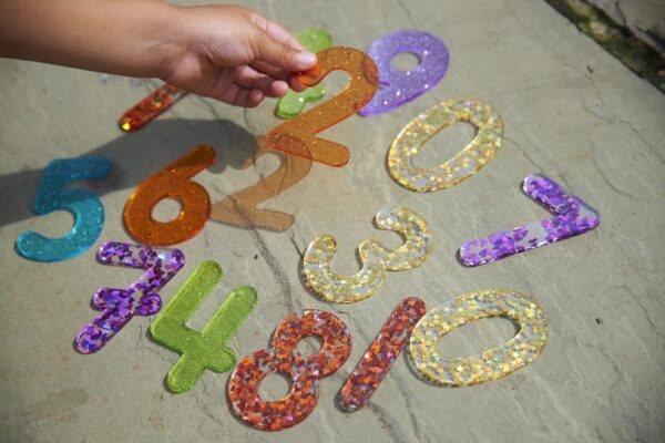 TickiT Rainbow Glitter Numbers