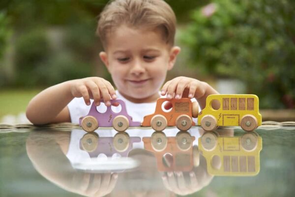TickiT Rainbow Wooden City E-Vehicles