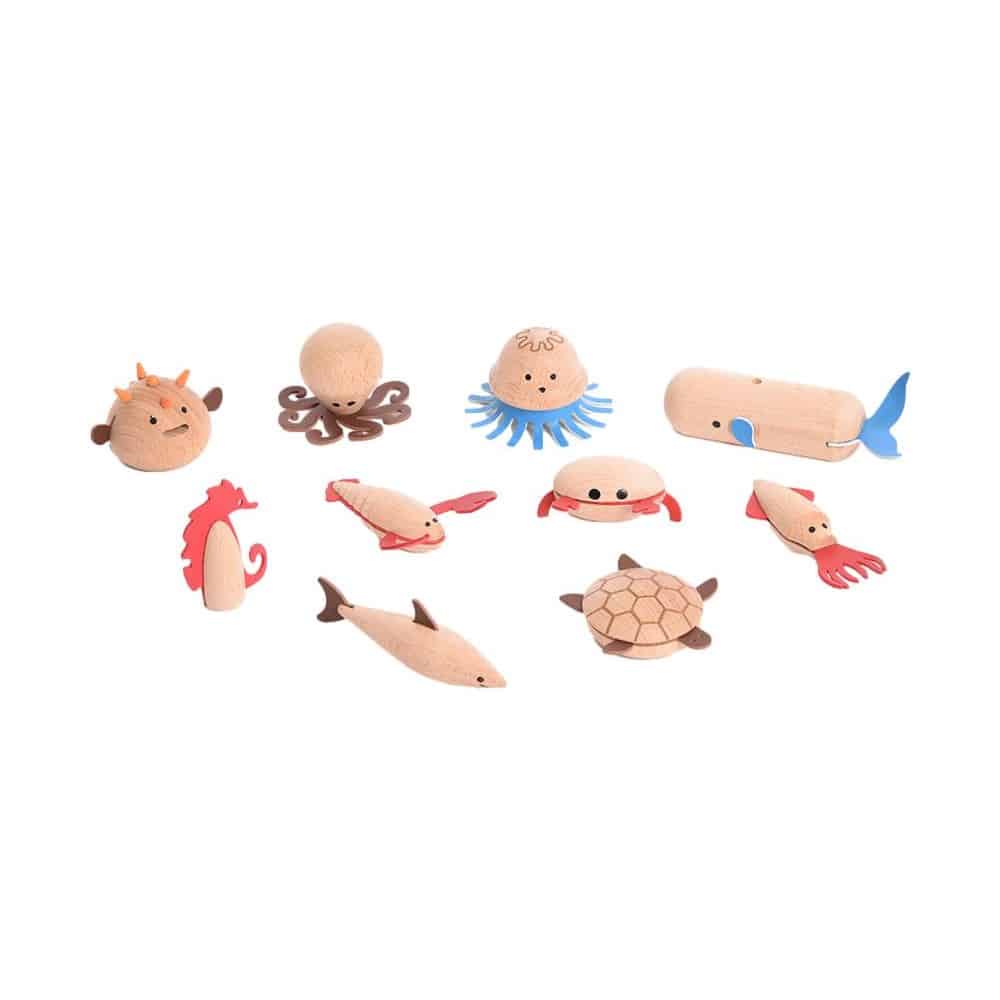 TickiT Wooden Sea Creatures TickiT Wooden Sea Creatures – Bild 1