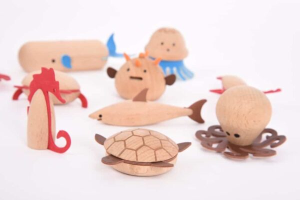 TickiT Wooden Sea Creatures