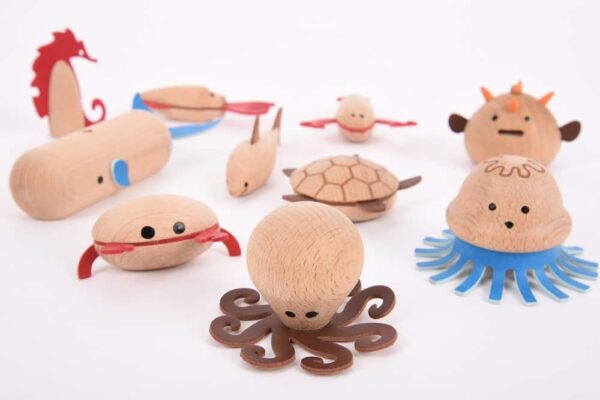 TickiT Wooden Sea Creatures