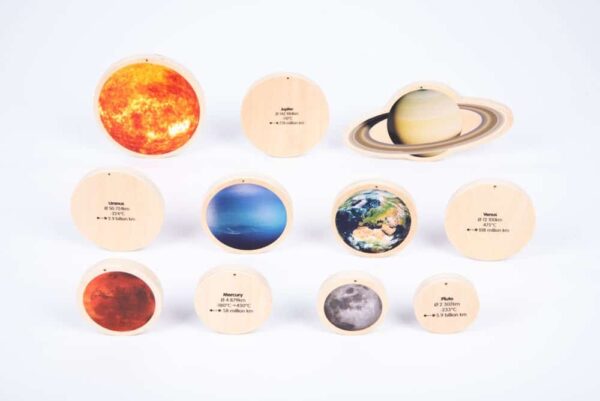 TickiT Wooden Solar System Discs