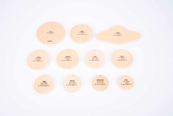 TickiT Wooden Solar System Discs