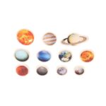 TickiT Wooden Solar System Discs