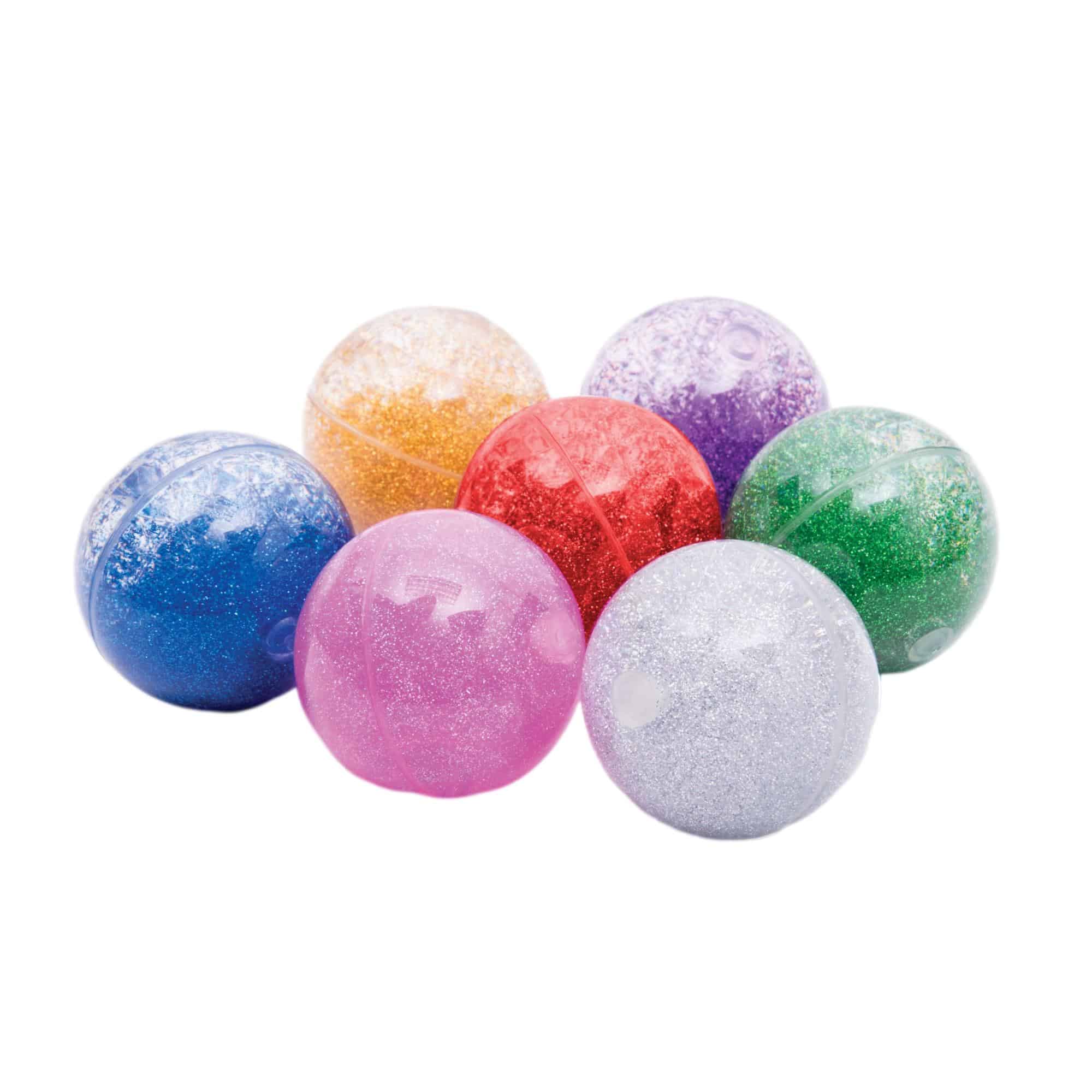 Tickit Sensory Rainbow Glitter Balls (1) Tickit Sensory Rainbow Glitter Balls