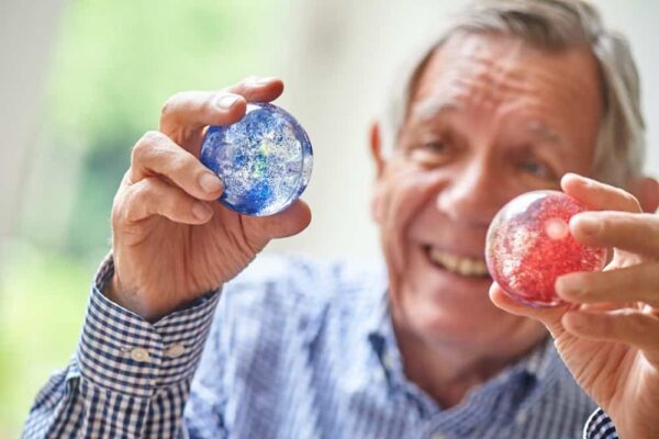 Tickit Sensory Rainbow Glitter Balls