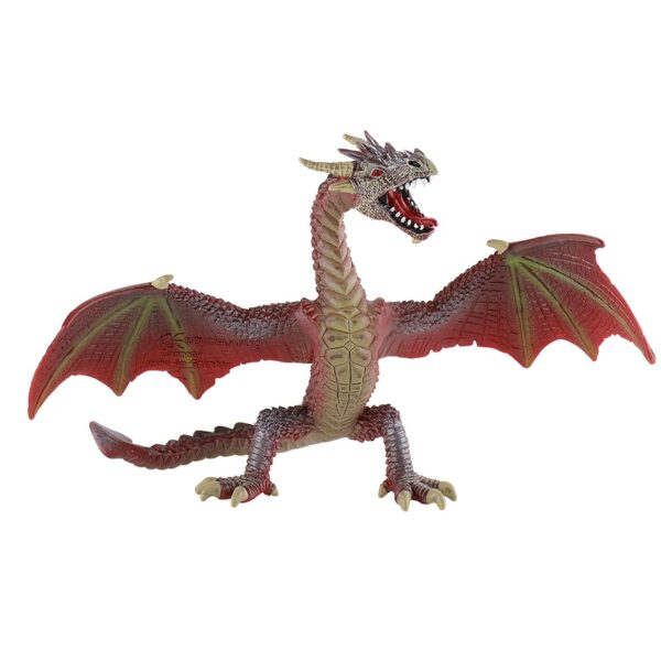 Bullyland Drache fliegend rotbraun 75591