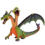 Bullyland Drache mit 2 Köpfen grün 75596