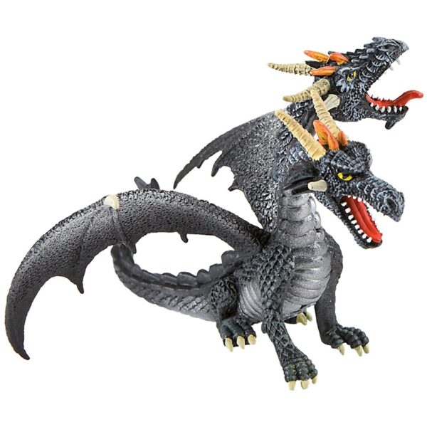 Bullyland Drache mit 2 Köpfen schwarz-75597
