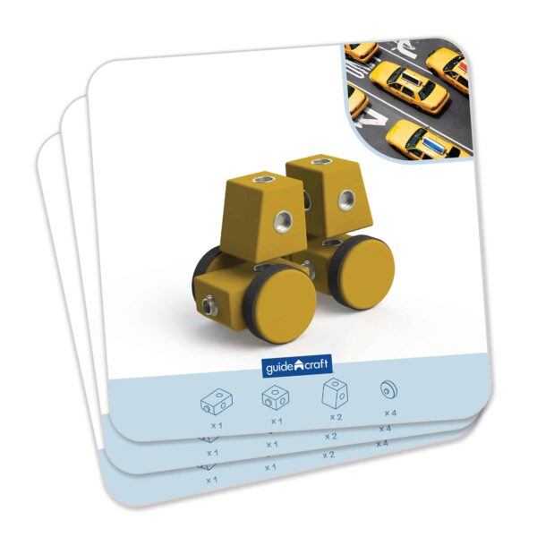 Guidecraft Snap Block Vehicles – 32 tlg. Set