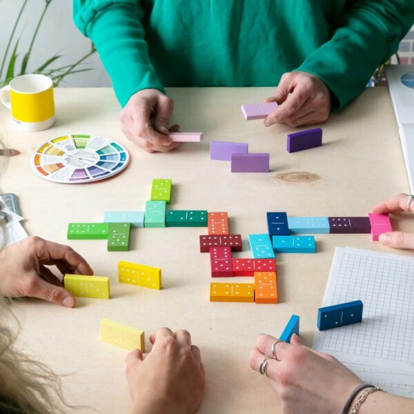 Block Design-Gradient-Dominoes