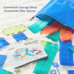 Mideer-Racing Track Grooved Magnetic Tiles 115P-MD6395