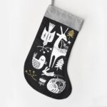 weegallery- wg3002- Winter Animals Christmas Stocking