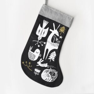 weegallery- wg3002- Winter Animals Christmas Stocking