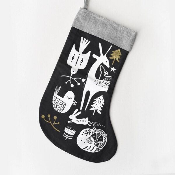 weegallery- wg3002- Winter Animals Christmas Stocking