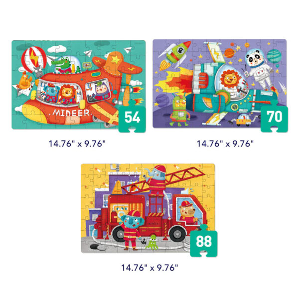 Mideer-Level Up Puzzles 4-MD1481