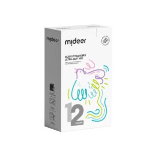 Mideer-MD1259-Acrylic Markers - Ultra Soft Nib - 12 Colors
