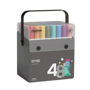 Mideer MD1302 Transparenter Dual-Tip-Marker – 48 Farben