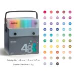 Mideer MD1302 Transparenter Dual-Tip-Marker – 48 Farben