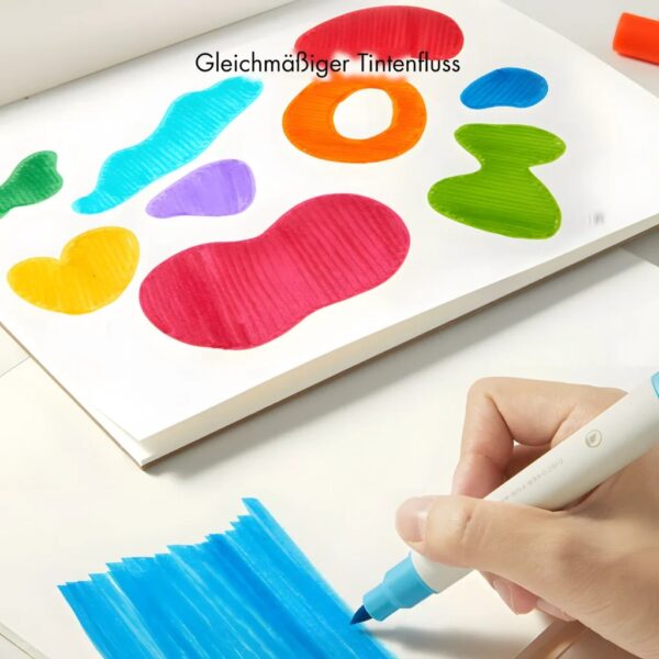 Mideer MD1302 Transparenter Dual-Tip-Marker – 48 Farben