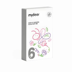 Mideer MD1335 Acrylmarker – Ultraweiche Spitze 6 Farben