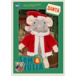 Sam & Julia-Plüsch-Maus Santa-300912