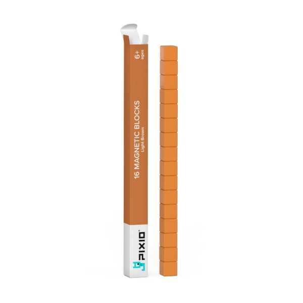 Pixio-Magnetisches-Bausteinwueurfel21112-16-Light-Brown
