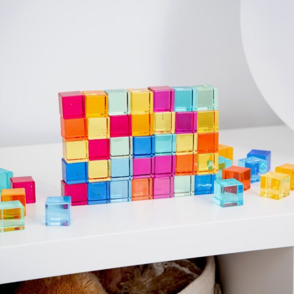 TICKIT-73586- Edelsteinwürfel-50-teiliges Set