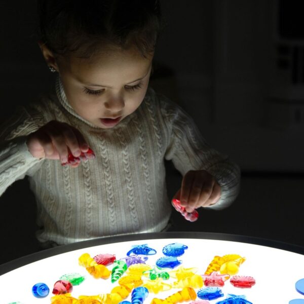 TickiT-73121-Durchscheinende Farbschalen – 72-teiliges Set